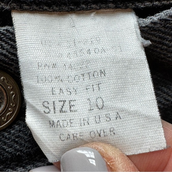 Black High Rise Tapered Jeans - Picture 3 of 3